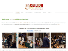 Tablet Screenshot of ceilidhcollective.org